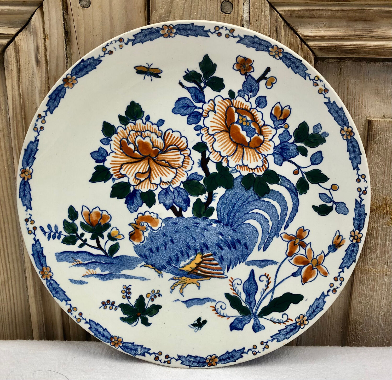 Lot de 6 assiettes à dessert Gien 1938 1960