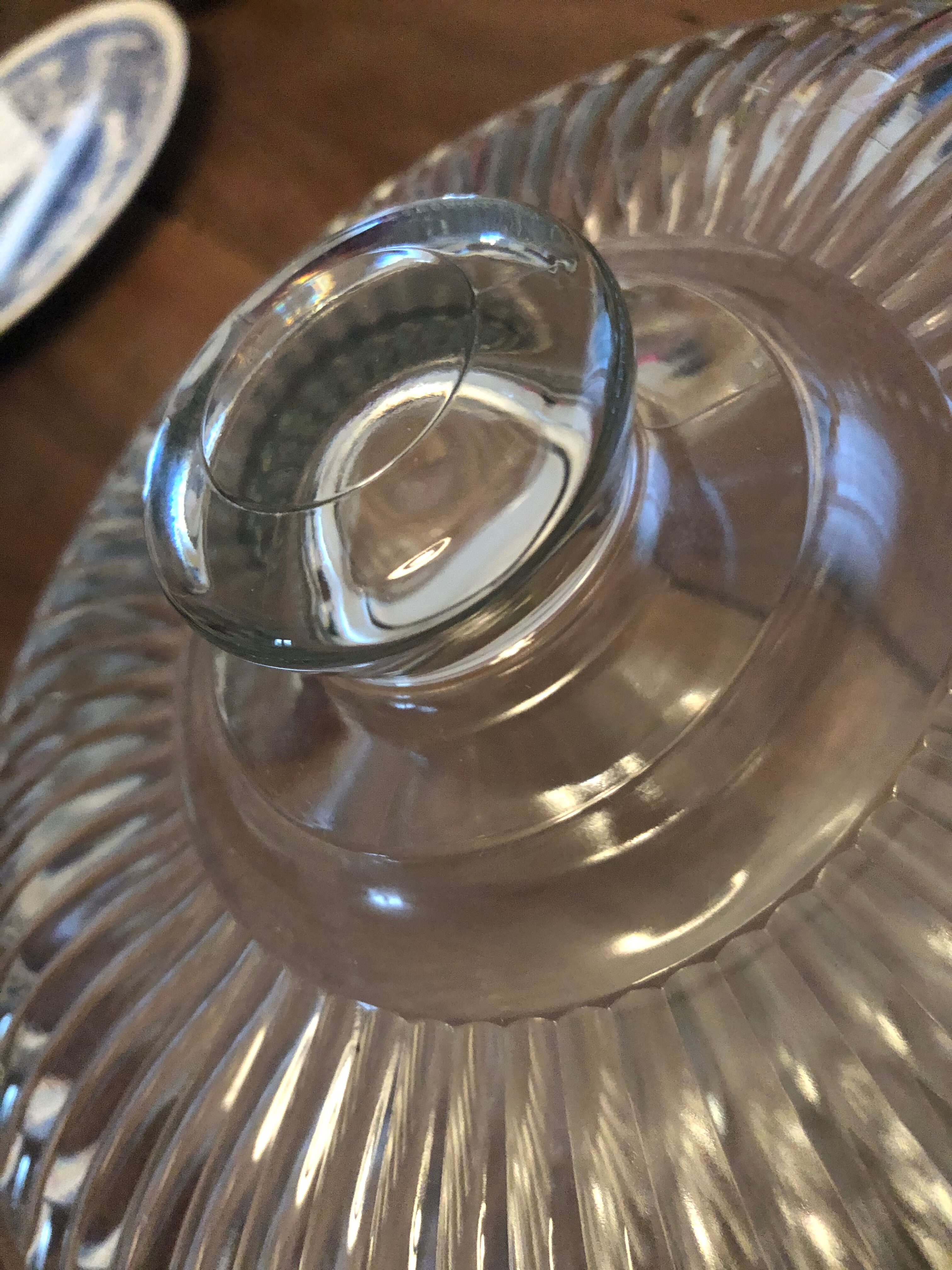 Cheese platter and glass bell