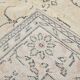 6x10 Large Cream & Black Oriental Vintage Rug, 192x307Cm