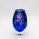 Murano Vase Sommerso Bullicante Cobalt Blue 1960s