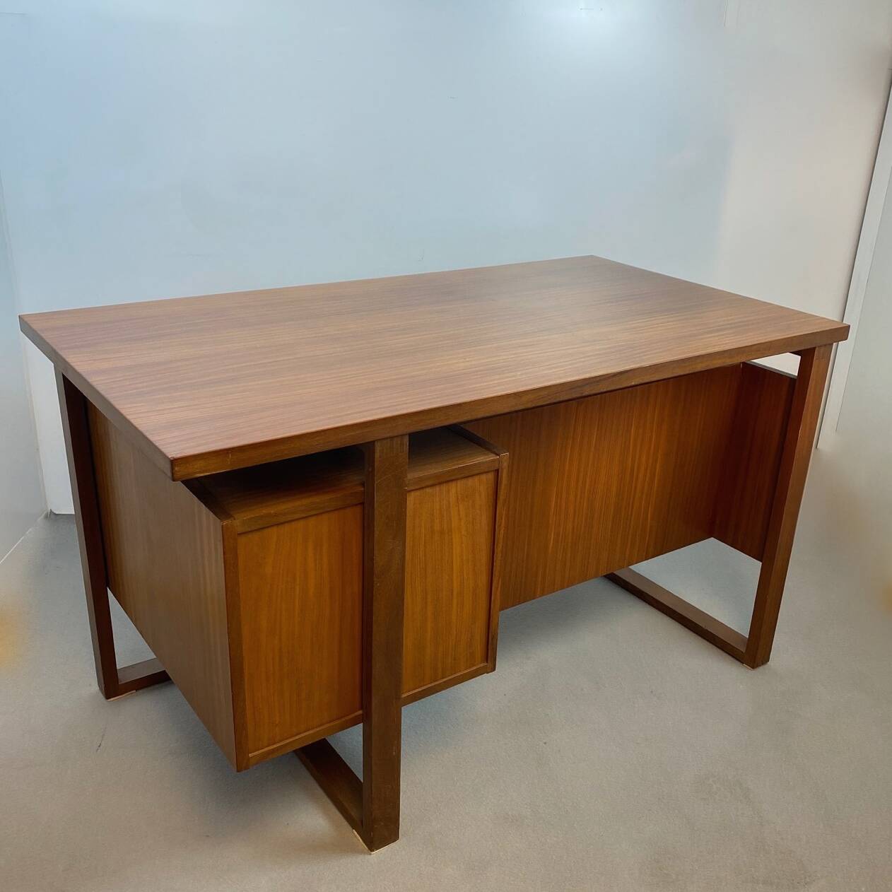 Wooden desk, 3 drawers, France 1960-1970
