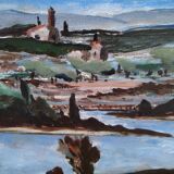 Tableau Huile sur toile 1954