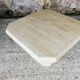 Table basse en travertin octogonale, vintage circa 70/80