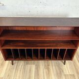 Vintage Scandinavian rosewood bookcase by Brouer, 1960s