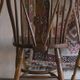 Set of 6 solid oak lyre-back Windsor chairs, 1960s