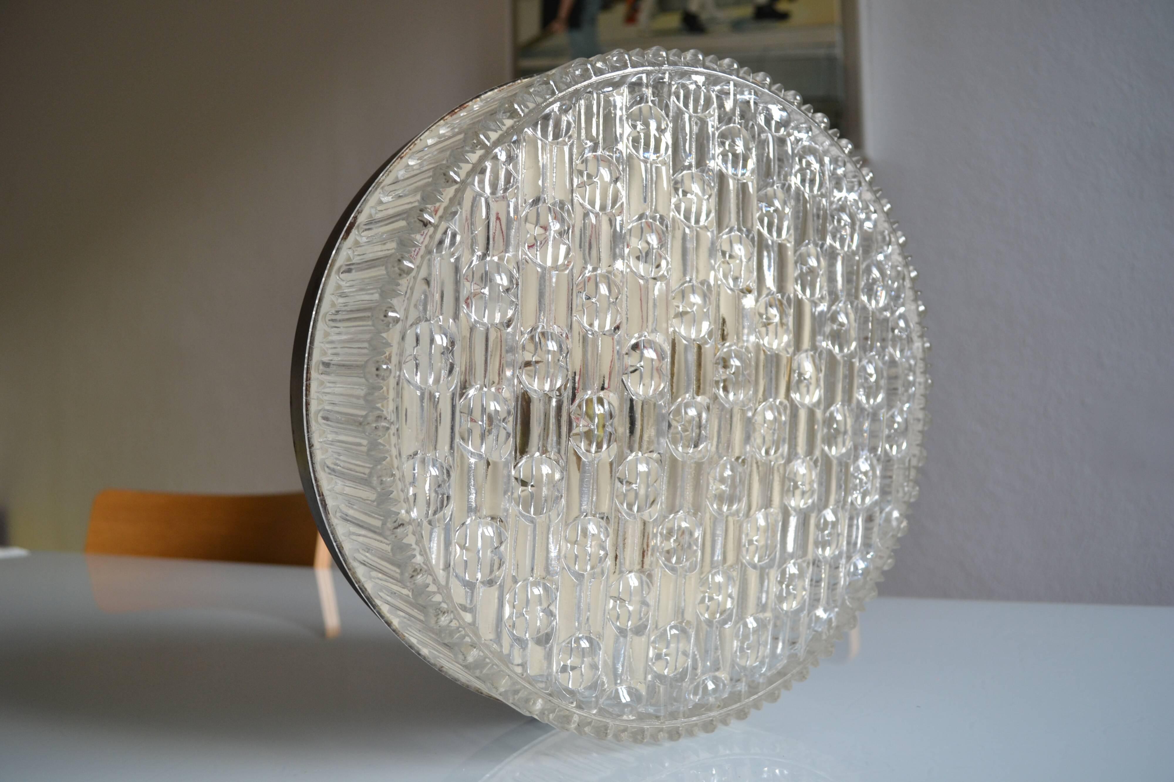 Ceiling or wall lamp by Helena Tynell @ Limburg Finland 1960s Scandinavian