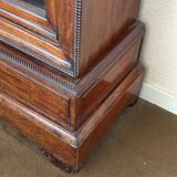 19th century walnut display case