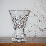 Vase en cristal taillé