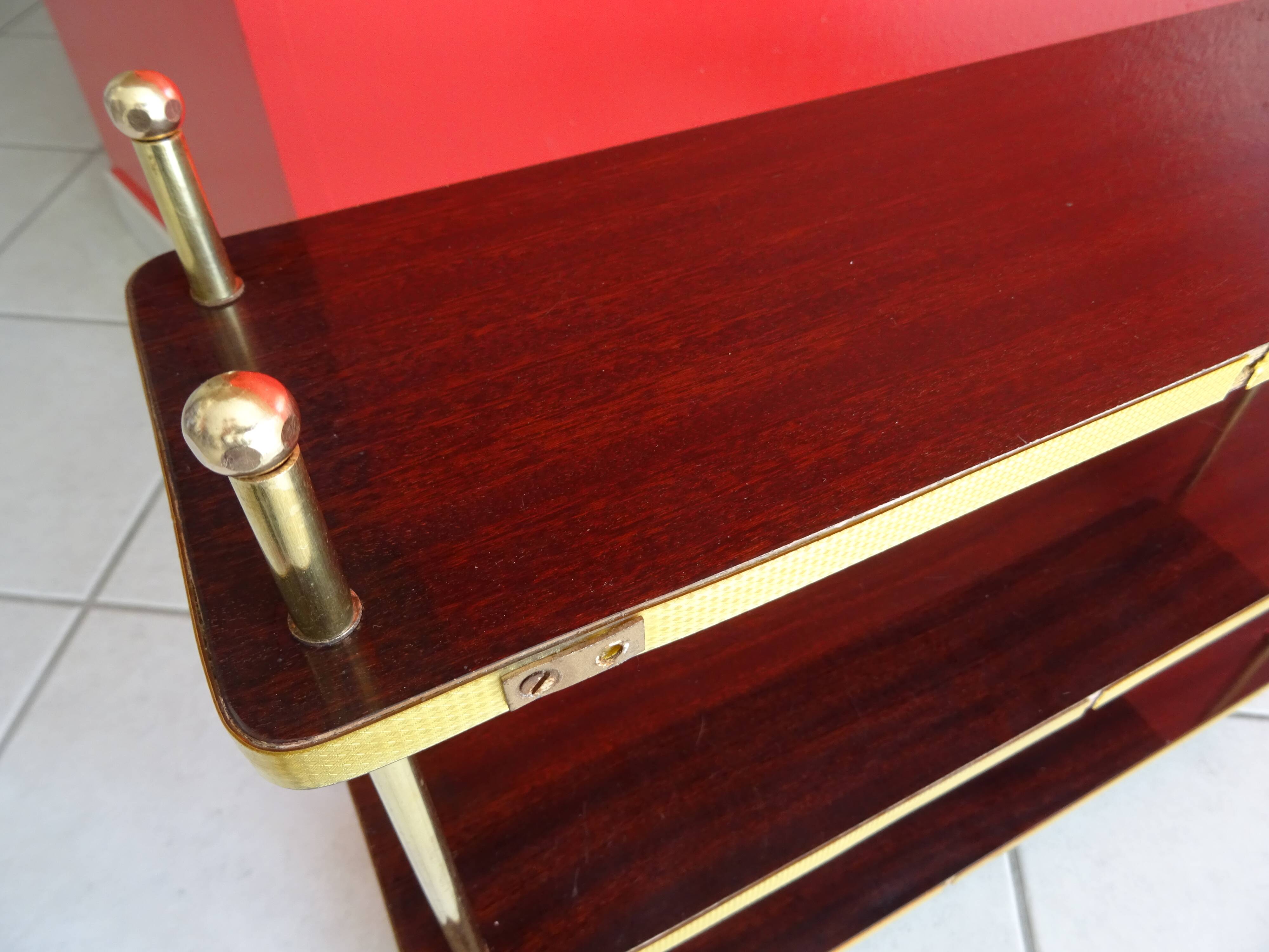 Vintage formica wall shelf 60s
