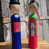 Kokeshi doll as a couple