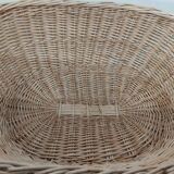 Large vintage wicker basket