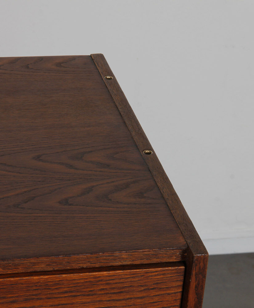 Dark vintage dresser by Jiroutek model U-458, circa 1960
