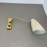 Applique murale ou plafonnier de théâtre réglable en laiton, Italie, années 1950