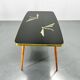 Table basse en verre du milieu du siècle, fabriquée en Allemagne, 1960