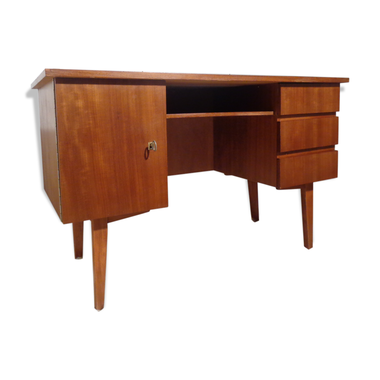 Bureau vintage des années 60 teck