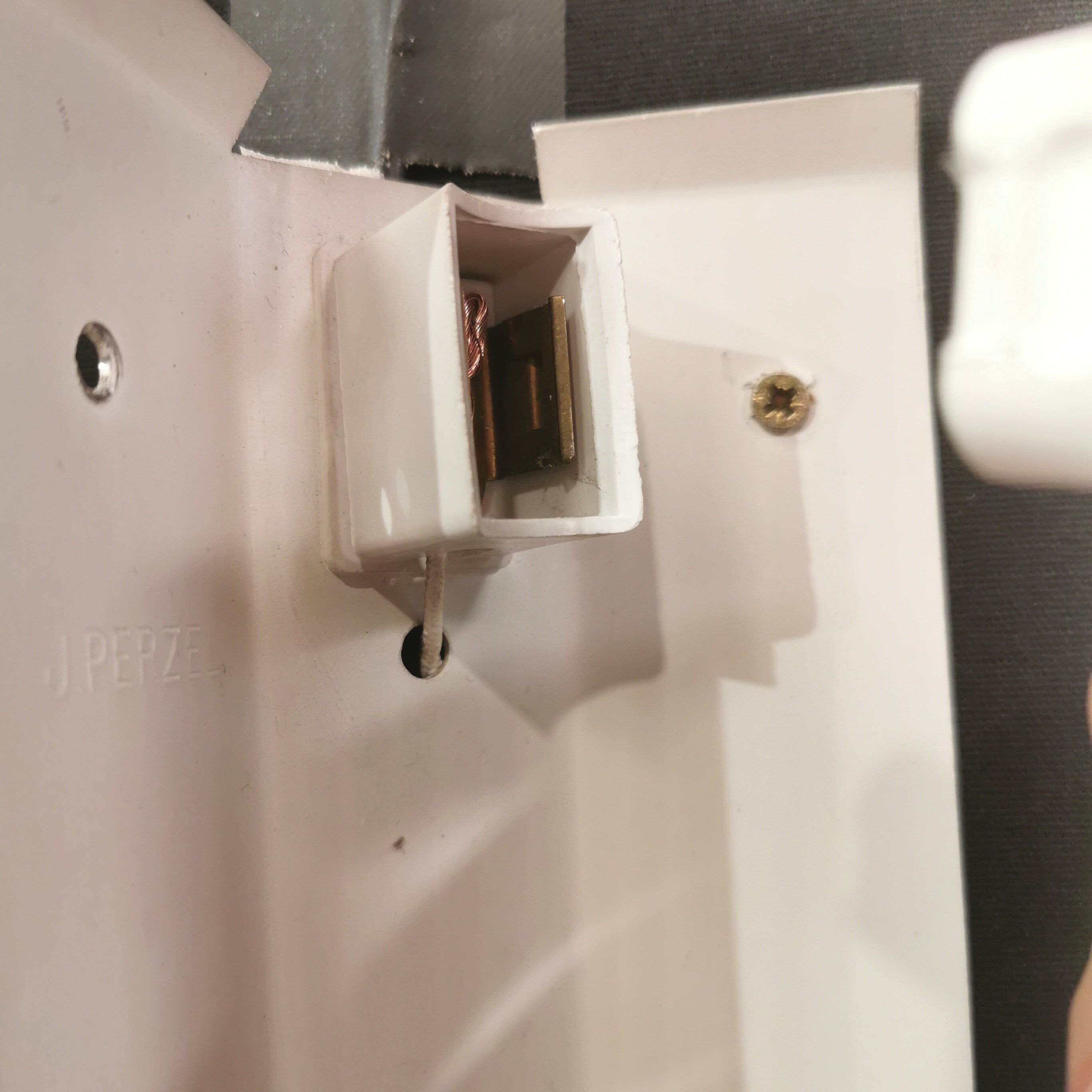 Pair of vintage Perzel angle wall light