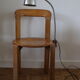 Lampe à étau chromée 1950