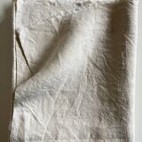 Farm tablecloth in raw linen canvas 19th L210cm