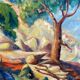 Large oil on canvas