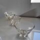Lot de 4 coupelles en verre vintage