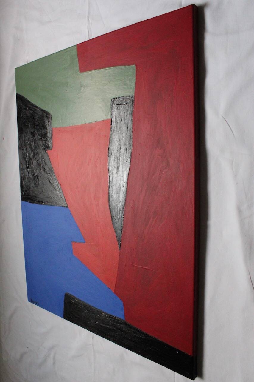 Contemporary minimalist geometric abstract