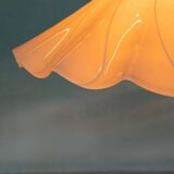 Vintage glass suspension lamp Kalmar Fazzoletto