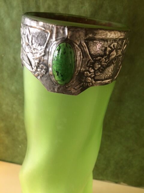 Vase pâte de verre art nouveau