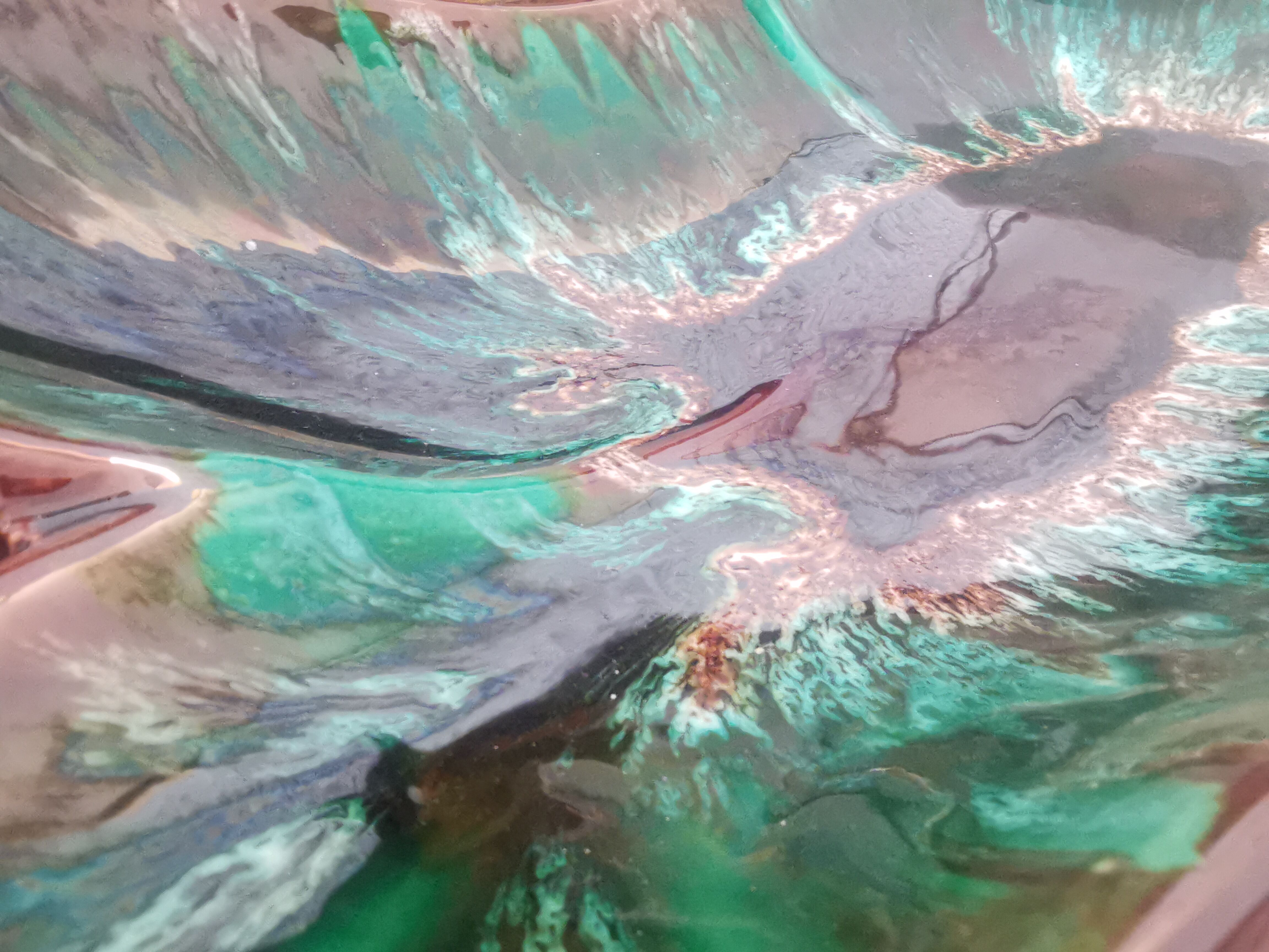 Ceramic centerpiece Vallauris mid century