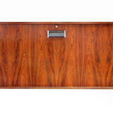 Danish rosewood wall-mounted bar by Erik Buch for Dyrlund