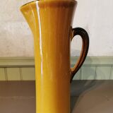 Pichet vintage jaune moutarde