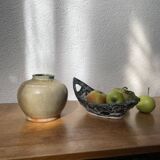 Small glazed ceramic vase