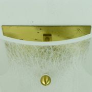 Mid century sconce acrylic and brass 1960s 1970s lucite wall lamp