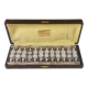 Coffret de 12 porte couteaux vintage