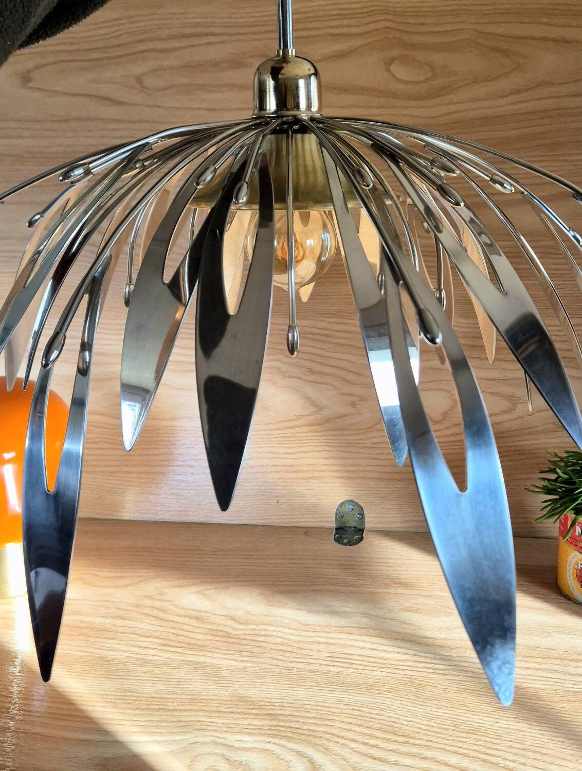 Incredible chandelier from the 70s.