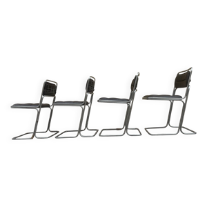 4 chaises années en - simili
