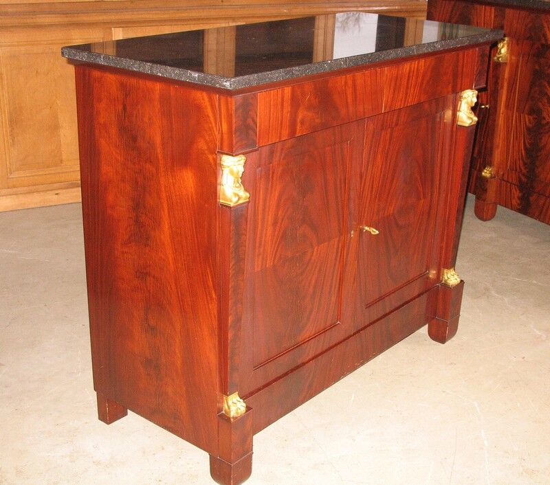 "Return from Egypt" style buffet mahogany 20th