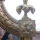 large 19th century mirror in gilded wood with gold leaf 140x195cm