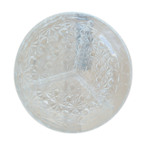 Service tray / servant in chiseled glass