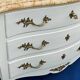 Chest of drawers style Louis XV cream