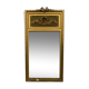 Louis XVI gilded wood trumeau mirror circa 1900-1920