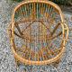 Vintage rattan armchair