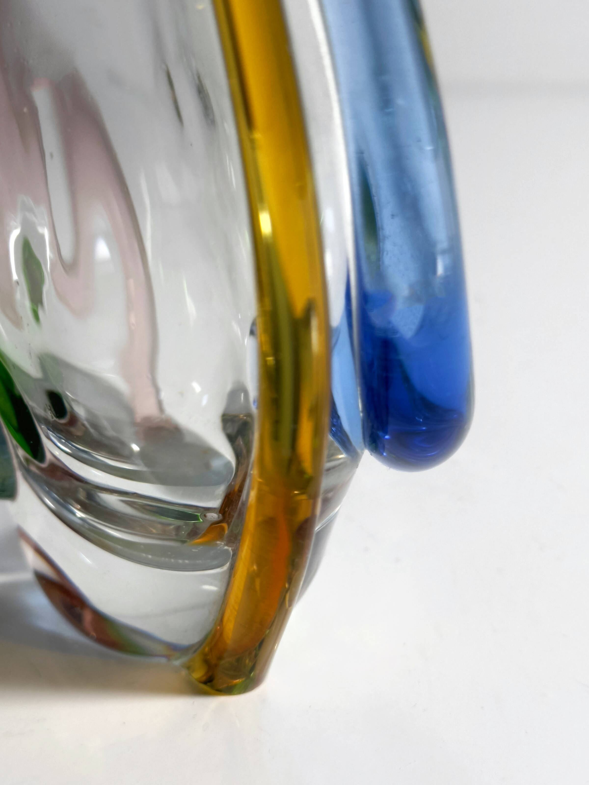 František Zemek Vase Rhapsody - Sklo Union 1950s