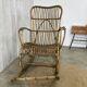 Vintage rattan rocking chair
