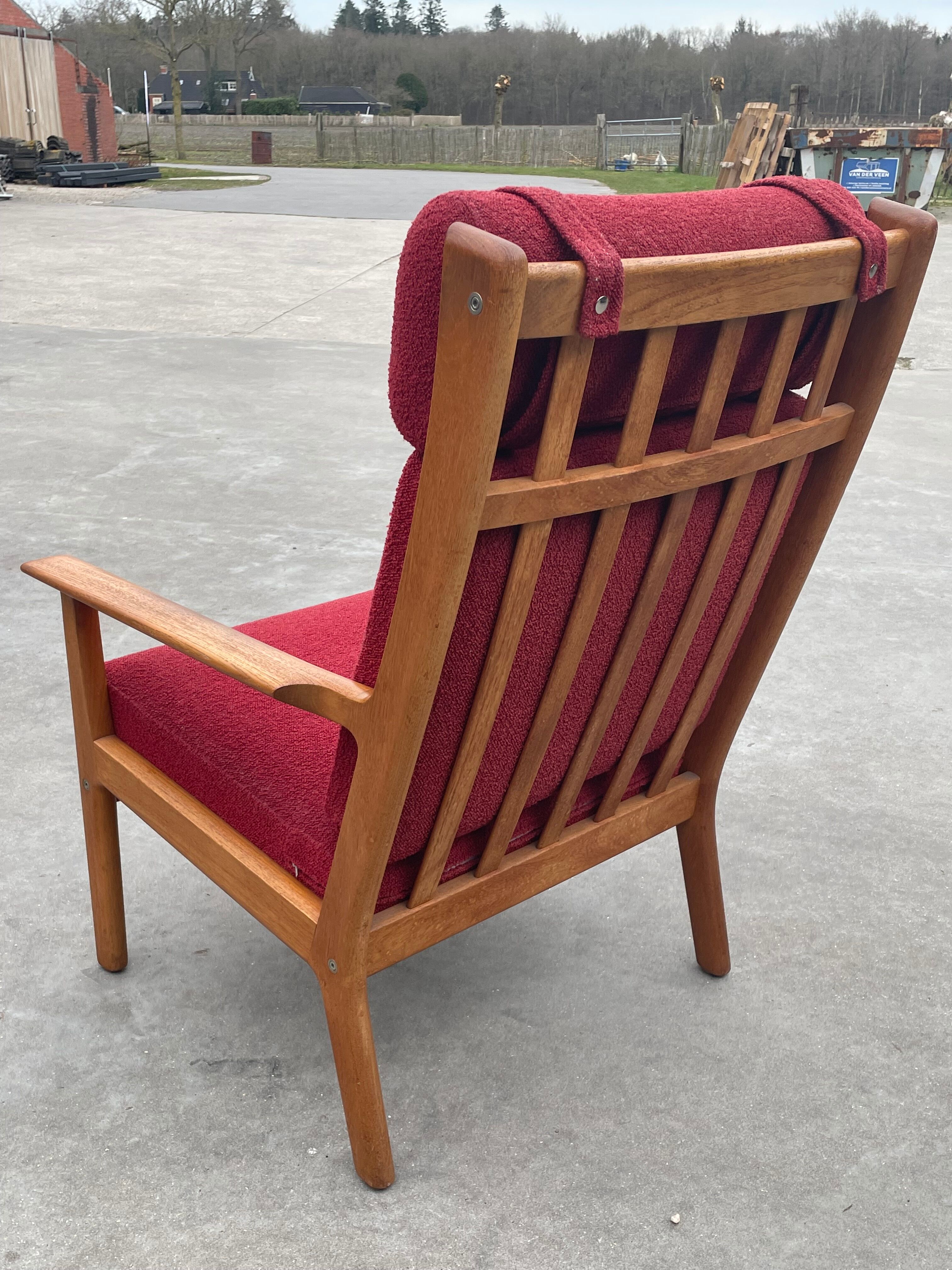 GE 265A oak chair by Hans J. Wegner for Getama