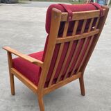 GE 265A oak chair by Hans J. Wegner for Getama