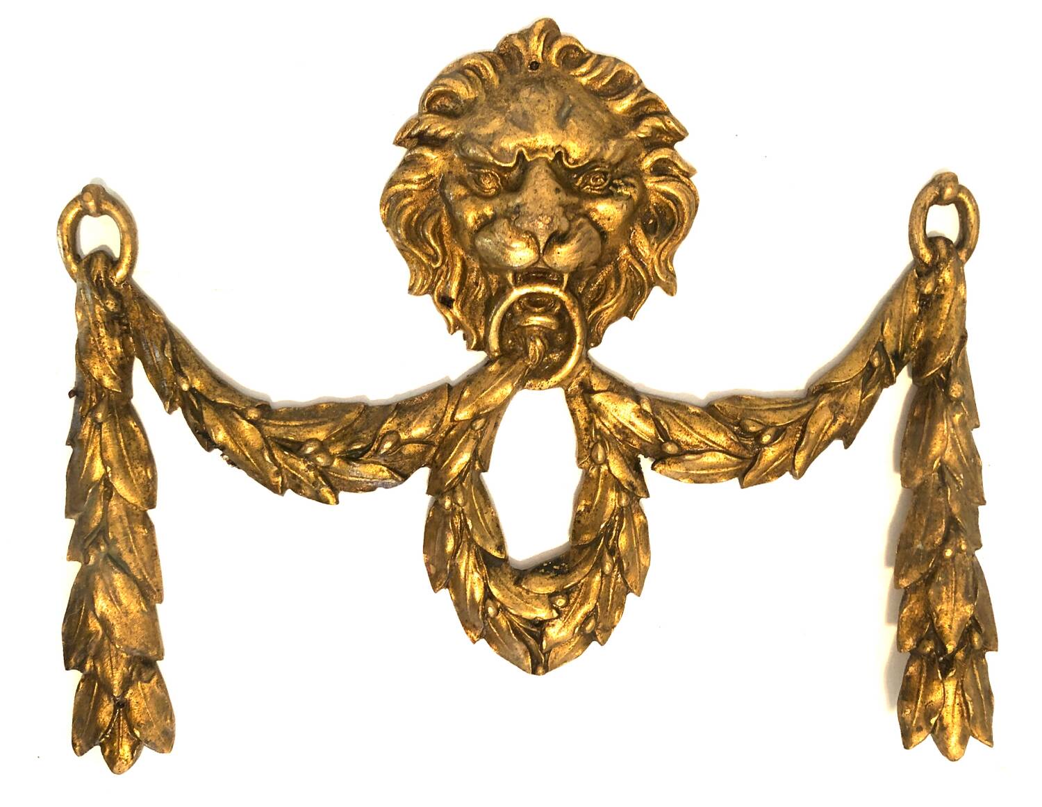 Lion Ornament Gilt Bronze