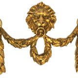 Lion Ornament Gilt Bronze