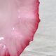 Suspension, abat-jour en verre rose