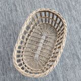 Antique oval wicker basket