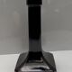 Black glass candlestick
